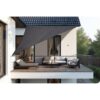 Trikampė pavėsinė 7m2 Plonos PL-886 pilka