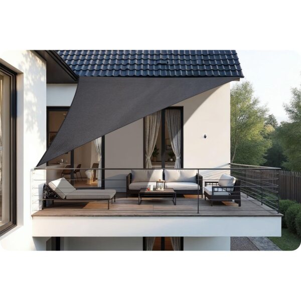 Trikampė pavėsinė 7m2 Plonos PL-886 pilka