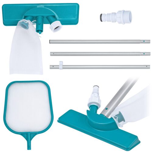 Baseino valymo rinkinys, lazdelė 167 cm + dulkių siurblys + tinklas Bestway 58013