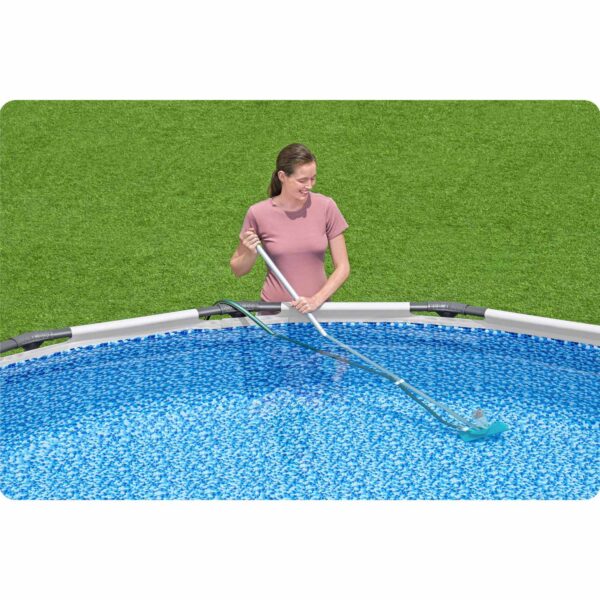 Baseino valymo rinkinys, lazdelė 167 cm + dulkių siurblys + tinklas Bestway 58013