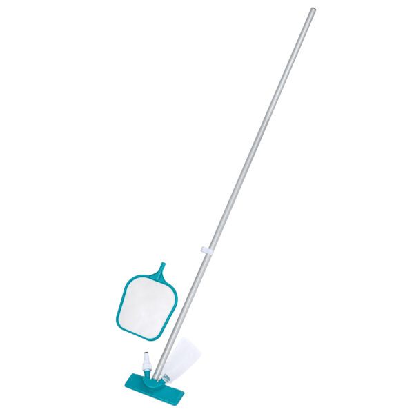 Baseino valymo rinkinys, lazdelė 167 cm + dulkių siurblys + tinklas Bestway 58013