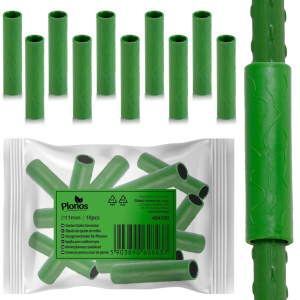 Stulpinės jungtys 11mm Plonos PL-941 žalios 10 vnt.