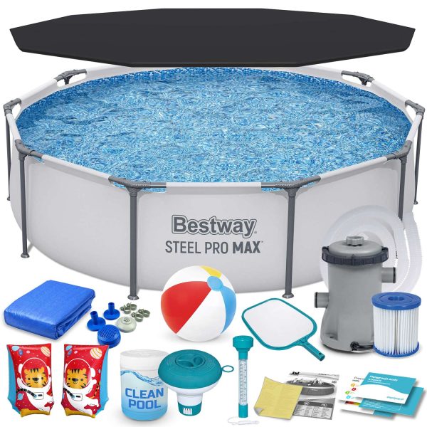 Karkasinis sodo baseinas 305 x 76 cm 17 viename „Bestway 56408“