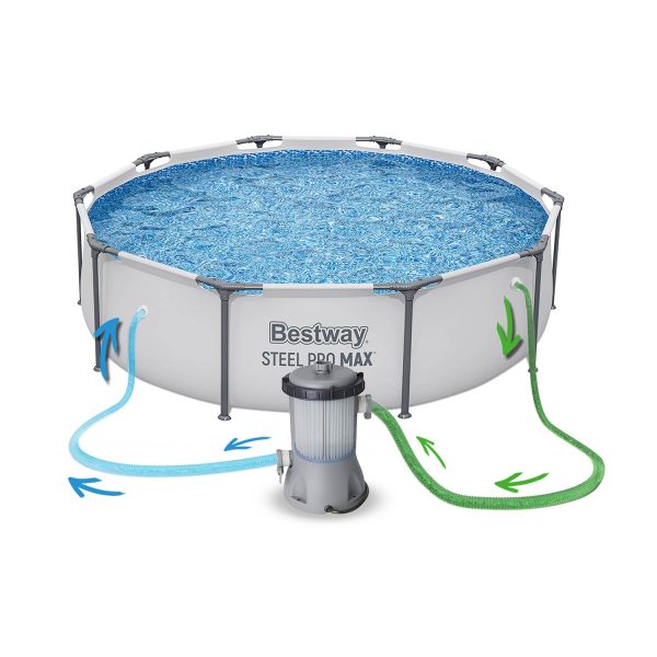 Karkasinis sodo baseinas 305 x 76 cm 17 viename „Bestway 56408“
