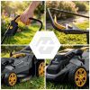 Lengva ir galinga elektrinė vejapjovė su reguliuojamu galingumu 1400 W, 34 cm, Humberg HM-612