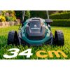 Lengva ir galinga elektrinė vejapjovė su reguliuojamu galingumu 1400 W, 34 cm, Humberg HM-612