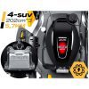Benzininė vejapjovė su savaeige pavara, 51 cm, 70 l, „Honda 202cc“, 5,7 AG + „Humberg HM-603“ alyva