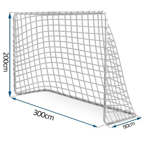 Tvirtas futbolo vartų tinklas 300 x 200 x 90 cm Neo-Sport