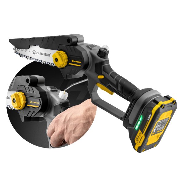 Humberg HM-421 akumuliatorinis mini grandininis pjūklas