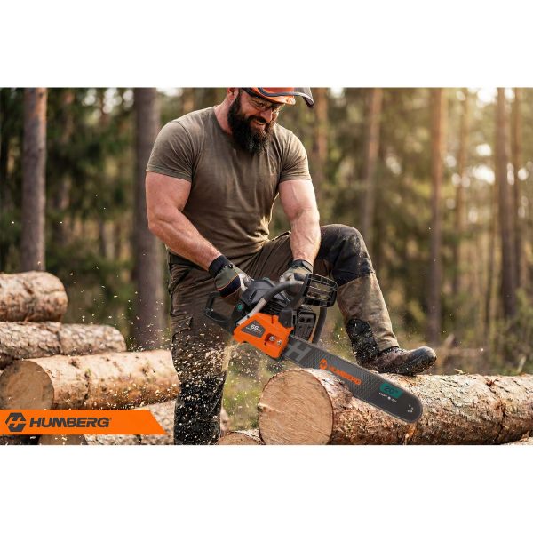 Benzininis grandininis pjūklas medienai 16" Humberg HM-660 + alyva