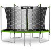 Trampolina ogrodowa 12ft/374cm z siatką wewnętrzną i drabinką Neo-Sport 12 pėdų / 374 cm sodo batutas su vidiniu tinklu ir kopėčiomis „Neo-Sport“