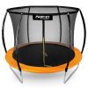 8 pėdų / 252 cm profiliuotas sodo batutas su vidiniu tinklu „Neo-Sport“