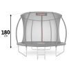 Siatka wewnętrzna do trampolin Neo-sport 252cm 8ft 6sł