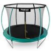 8 pėdų / 252 cm profiliuotas sodo batutas su vidiniu tinklu „Neo-Sport“