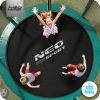8 pėdų / 252 cm profiliuotas sodo batutas su vidiniu tinklu „Neo-Sport“